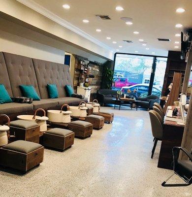 Customized Pedi Lounge Personally Designed For Your Comfort