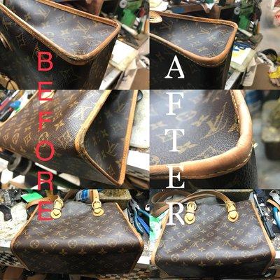 Corners fixed LV bag