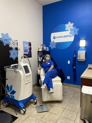 Our beautiful CoolSculpting specialist, Kim!