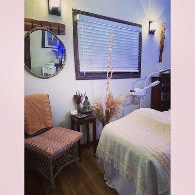 One of the esthetician rooms