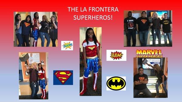 Favorite character day at La Frontera!