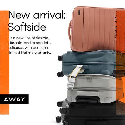 Introducing our new line of flexible, durable suitcases designed with all the must-have features we're known for (and then some).