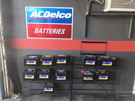 We carry good batteries