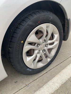 New tire