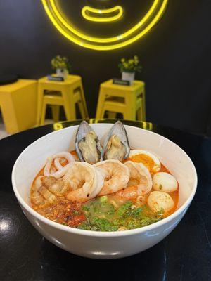 Creamy Tom yum Ramen