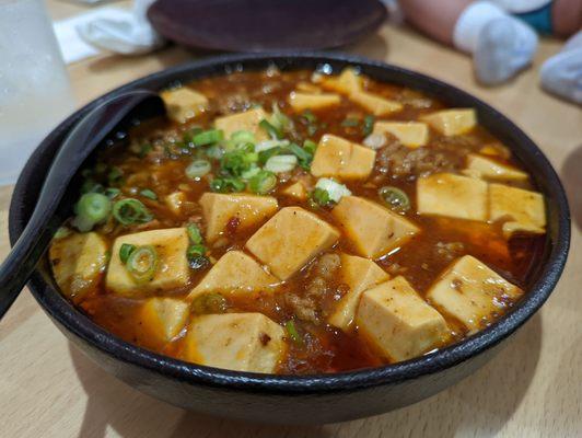 Mapo tofu with beef