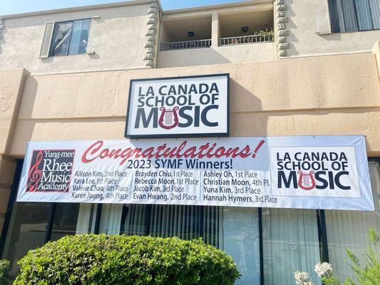 New location La Canada School of Music