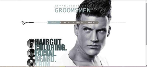 Barber Salon Website Design