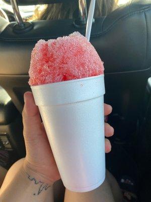 Tiger Blood shaved ice