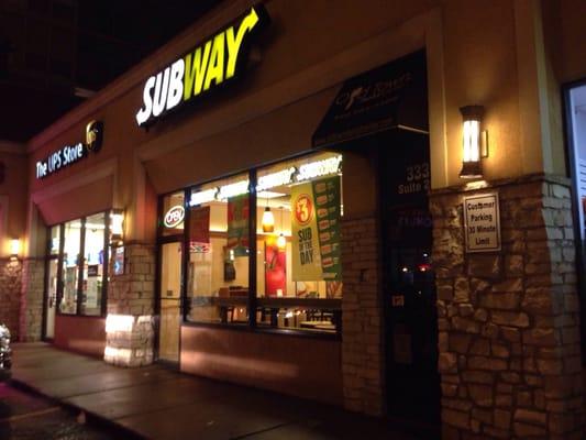 Subway next to UPS store