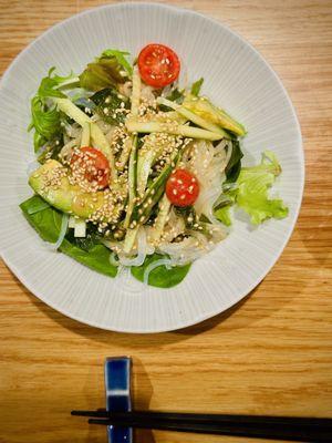 Salad with clear noodles