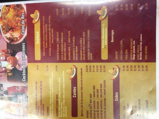 Menu page 4