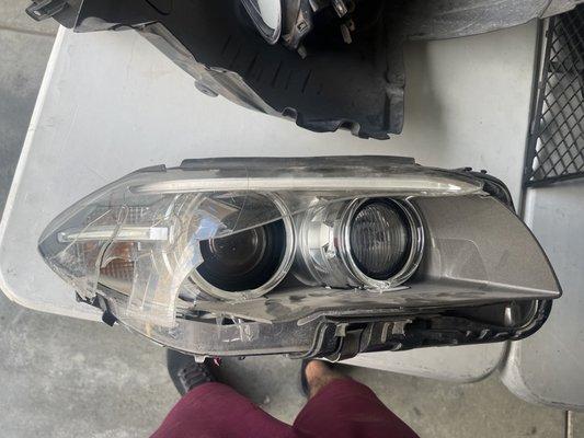 Wrong and broken Headlights returns from the shop