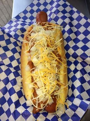 Chili dog....