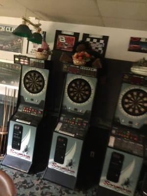 3 electric dart  boards.