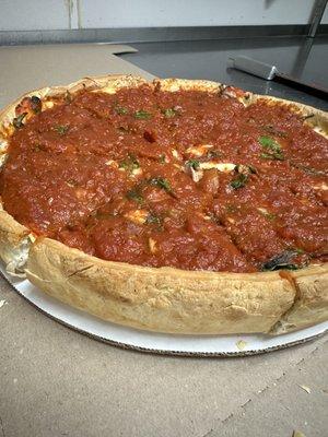 Deep Dish Chicago-Style Pizza