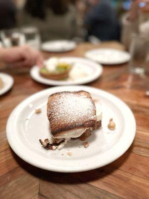 Toasted Marshmallow Ice Cream Cocoa Cake | IG: xstina.eats