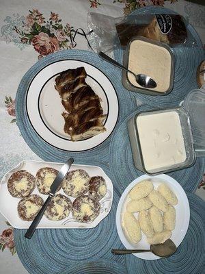 Babka on the top left- was super wet very weird