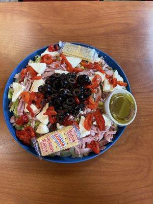 Antipasto salad, big dish