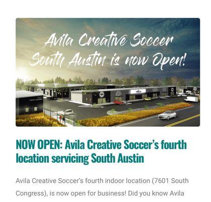 Avila S. Austin is now open 7601 S. Congress.