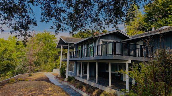 Trex Deck w Stainless Steel Railings Project in Los Altos Ca