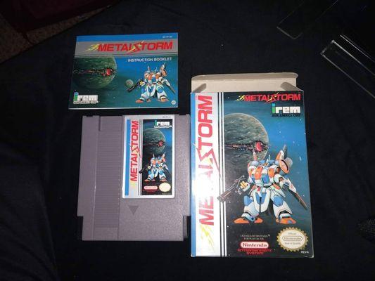 Metal Storm NES CIB GRADED by WATA GAME'S 9.6 A++