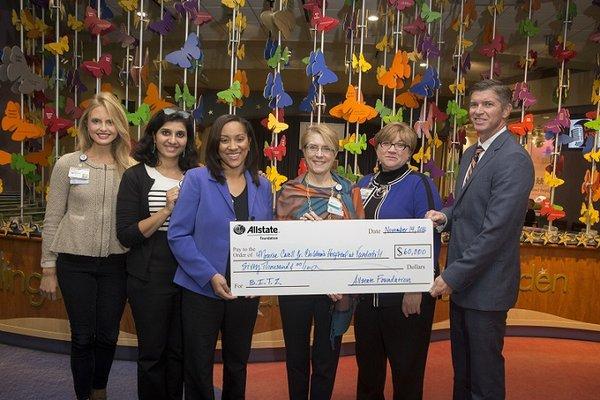 Allstate Foundation Grant benefiting The Monroe Carell Jr. Children's Hospital at Vanderbilt