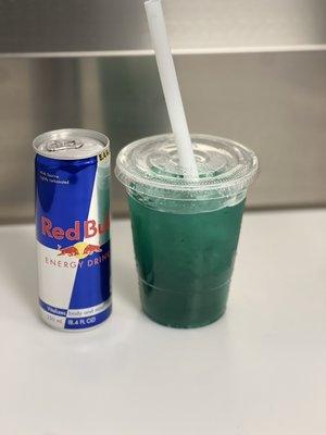 Redbull blue wave