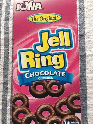 24 packs of 3 ring Jell Rings.