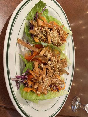 Spicy Chicken Lettuce Wraps