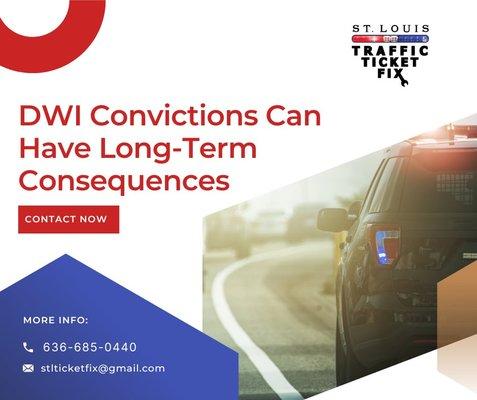 If you have a DWI on your record, you may have difficulty obtaining an occupational/professional license and even be denied housing.