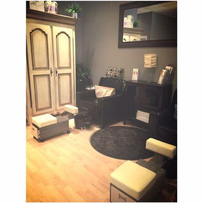 Pedicure area