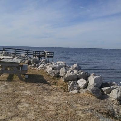 The sound at Ibdian Beach on Emetald Isle, NC