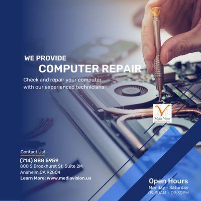 we provide computer repair services