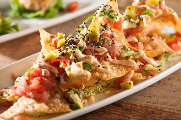 Ahi Tartare Nachos