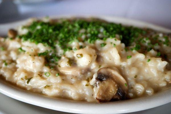 Mushroom risotto (side)