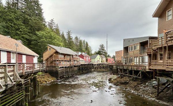 View of Creek Street. Charming place to hang out.