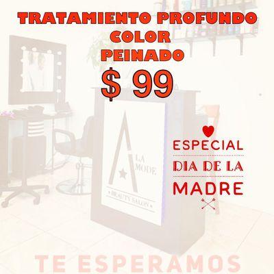 Especial especial  del Dia de la Madre Tenemos una oferta para ti..