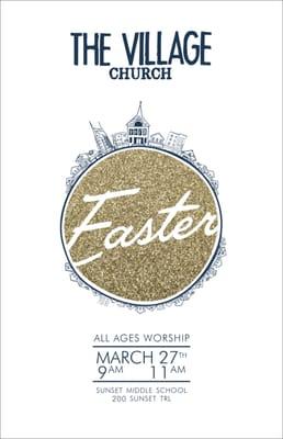 Join us for one of our two Easter services at 9 a.m. and 11 a.m.