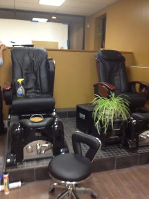 New pedicure area