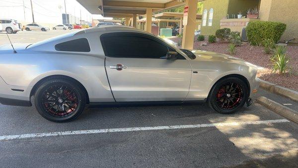 2012 Mustang v6 18 in rims and tires