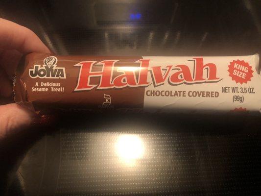 Halvah chocolate candy bar