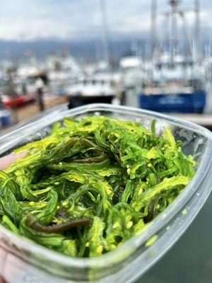 Seaweed salad. So good for you.