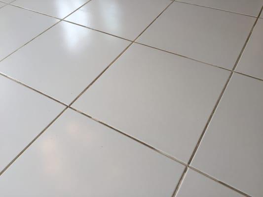 Tile and grout cleaning - Before