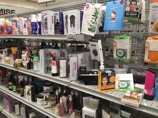 Good selection of beauty products.