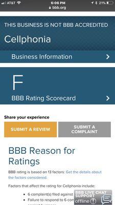 They are not accredited with BBB and also have an F rating. This business is a scam. Please do not go here.