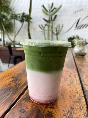 Strawberry matcha