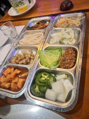 Banchan! I loved the peanuts