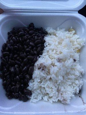 Rice and beans.