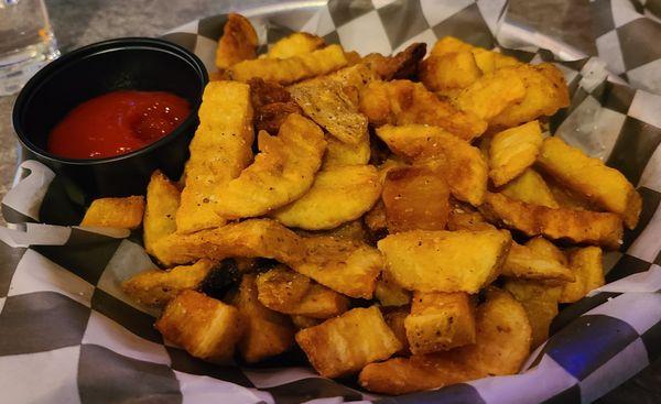 Crinkle Cut Fries.